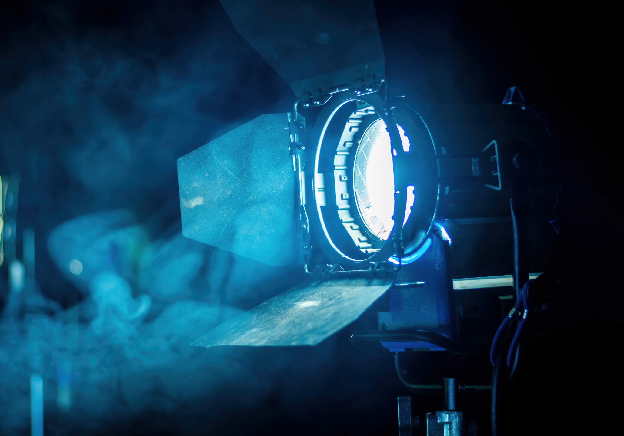 Lighting Equipment On The Set