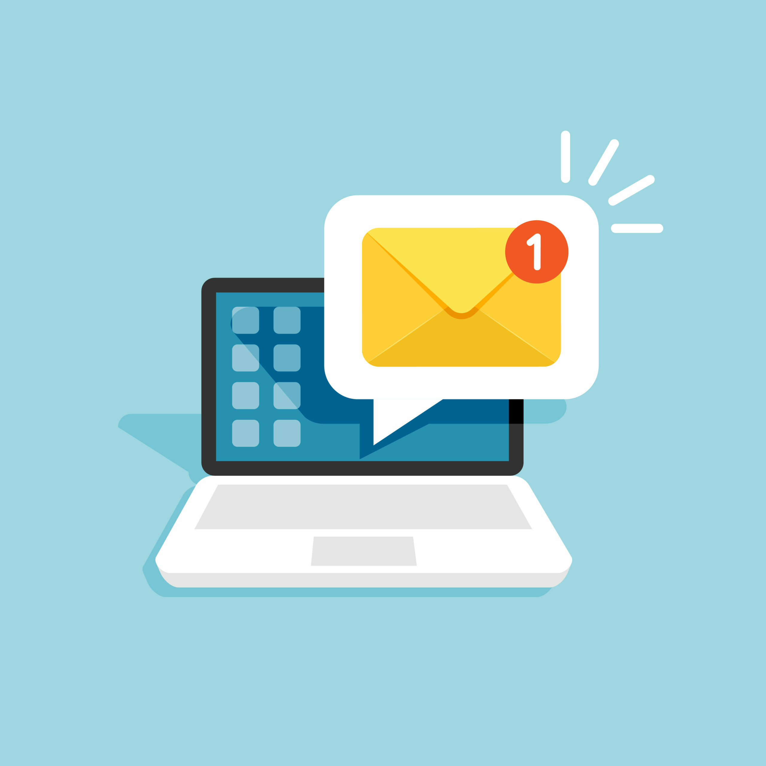 Email Sending Icon In Flat Style. Envelope Receive Vector Illustration On Isolated Background. Mailbox Notification Sign Business Concept.